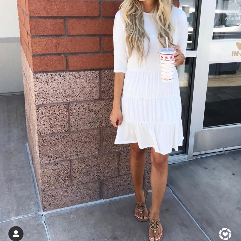 White t shirt dress